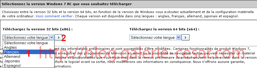 telecharger windows seven RC (windows 7 RC) 